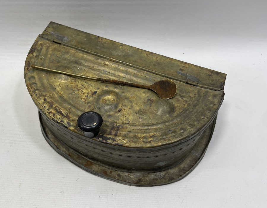 ÜZERİ DAMGALI OSMANLI DÖNEMİ NADİR KAHVECİ İŞİ KAHVE KUTUSU