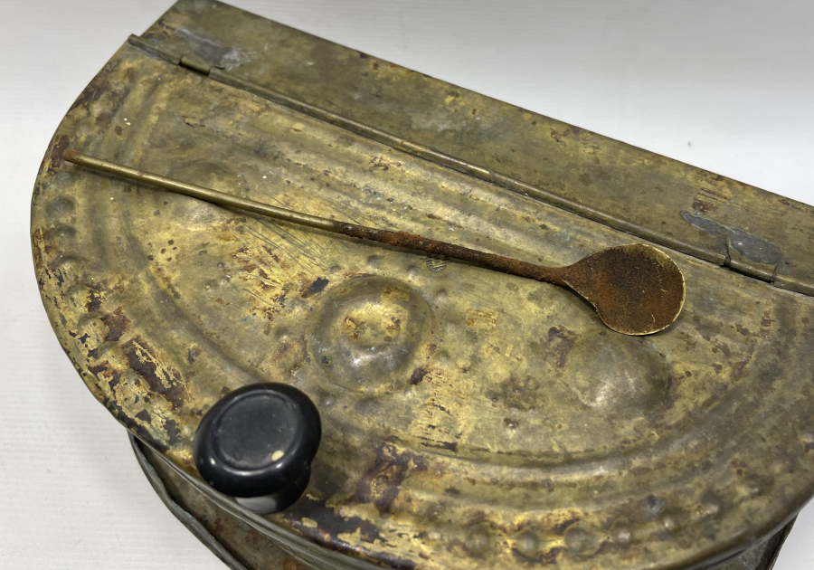 ÜZERİ DAMGALI OSMANLI DÖNEMİ NADİR KAHVECİ İŞİ KAHVE KUTUSU