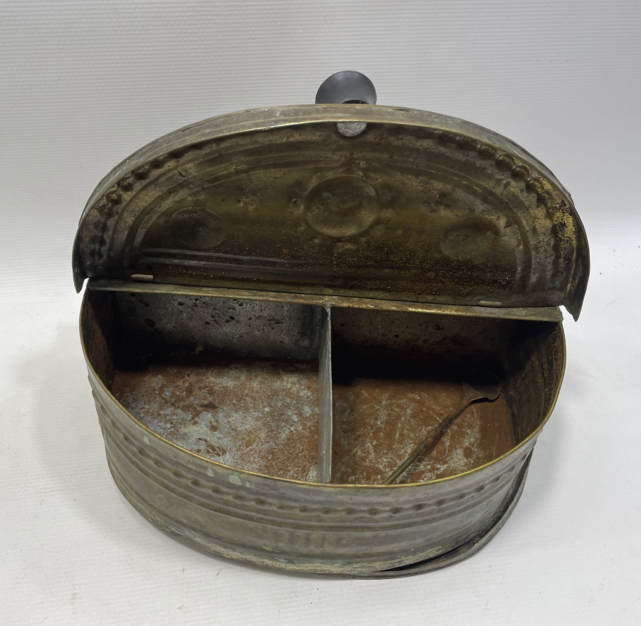 ÜZERİ DAMGALI OSMANLI DÖNEMİ NADİR KAHVECİ İŞİ KAHVE KUTUSU