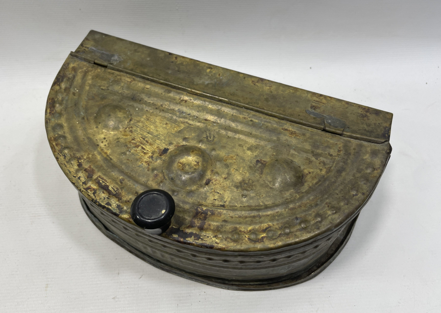 ÜZERİ DAMGALI OSMANLI DÖNEMİ NADİR KAHVECİ İŞİ KAHVE KUTUSU