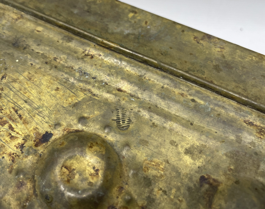 ÜZERİ DAMGALI OSMANLI DÖNEMİ NADİR KAHVECİ İŞİ KAHVE KUTUSU