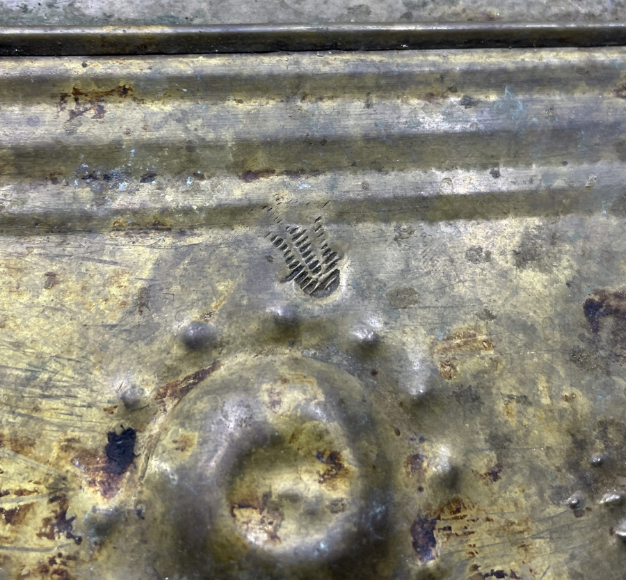 ÜZERİ DAMGALI OSMANLI DÖNEMİ NADİR KAHVECİ İŞİ KAHVE KUTUSU