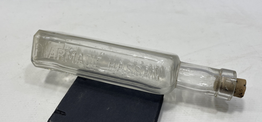 ÜZERİ OSMANLICA YAZILI NADİR İLAÇ ŞİŞESİ