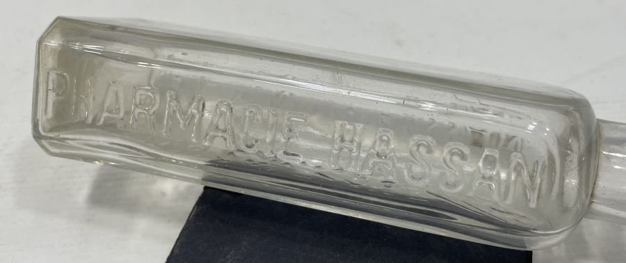 ÜZERİ OSMANLICA YAZILI NADİR İLAÇ ŞİŞESİ