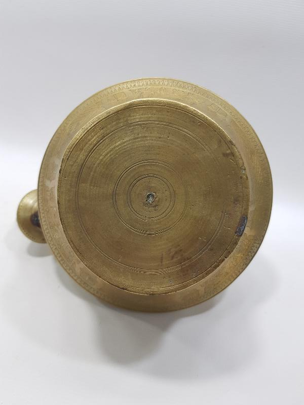 ANTİKA İRAN İŞİ PİRİNÇ NARGİLE ŞİŞESİ