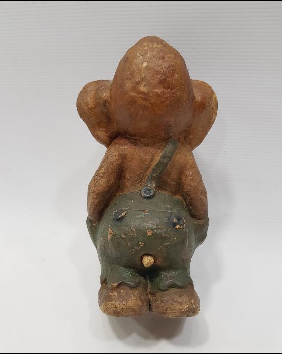 ANTİKA PAPIER MACHE ÇOK NADİR OYUNCAK CİN BİBLO 