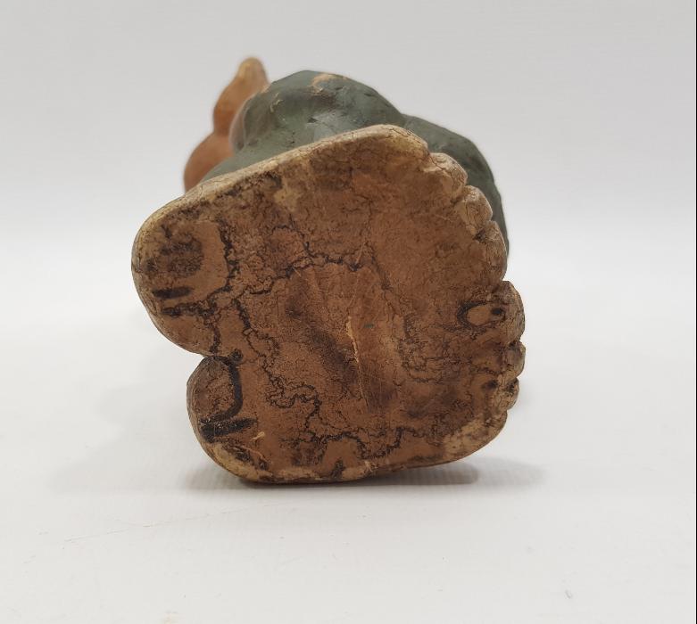 ANTİKA PAPIER MACHE ÇOK NADİR OYUNCAK CİN BİBLO 