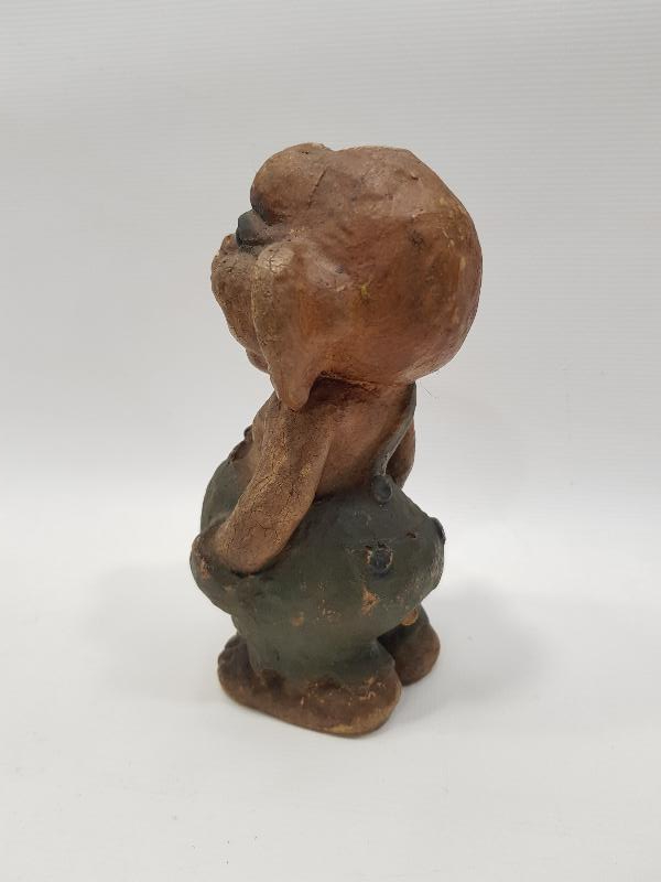 ANTİKA PAPIER MACHE ÇOK NADİR OYUNCAK CİN BİBLO 