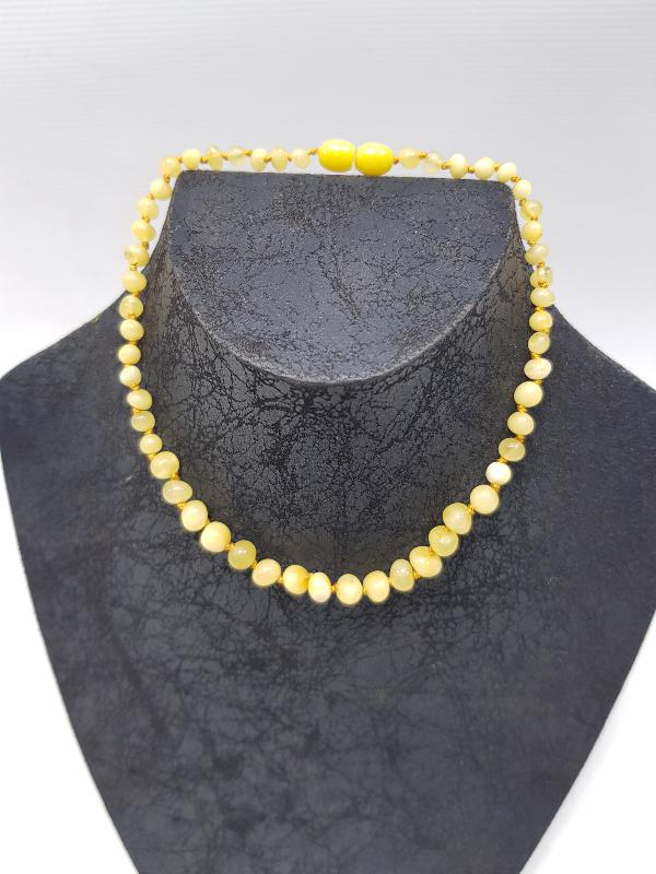 DAMLA KEHRİBAR BEBEK DİŞ KOLYESİ 