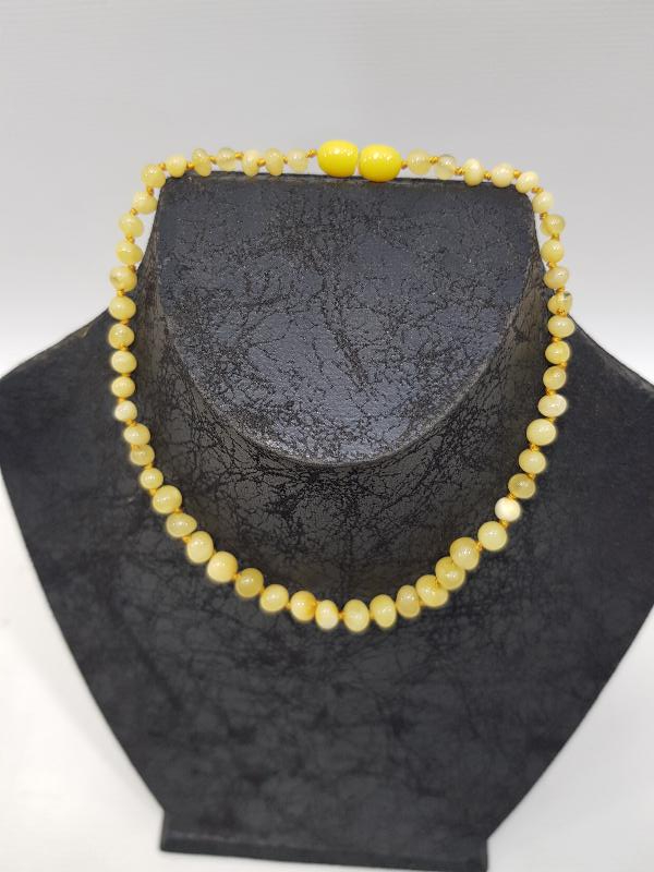 DAMLA KEHRİBAR BEBEK DİŞ KOLYESİ 