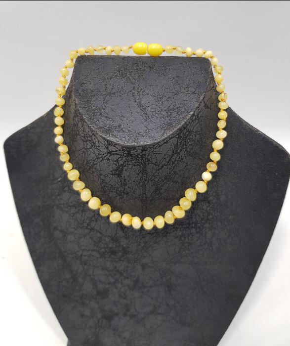 DAMLA KEHRİBAR BEBEK DİŞ KOLYESİ 