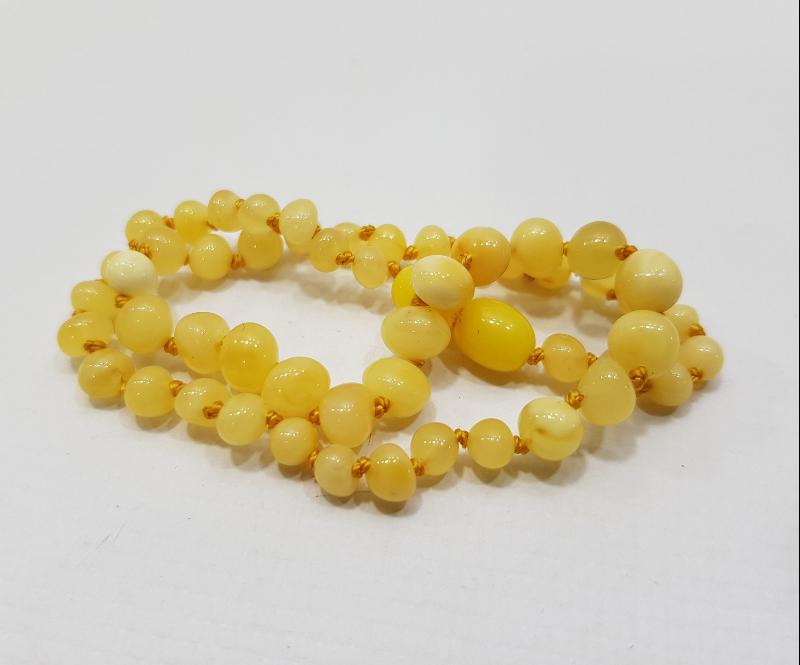 DAMLA KEHRİBAR BEBEK DİŞ KOLYESİ 