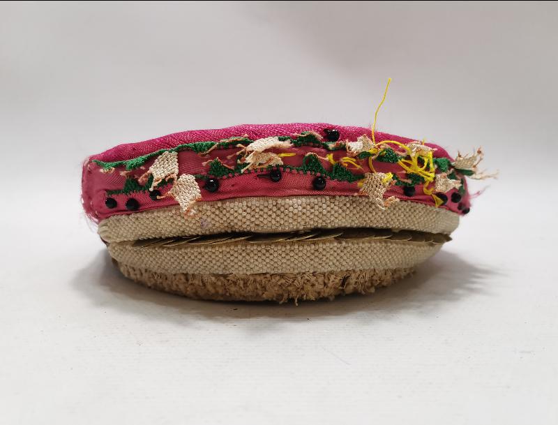 OSMANLI DÖNEMİ OPAL BONCUK VE PENEZLERLE SÜSLÜ GELİN BAŞLIĞI