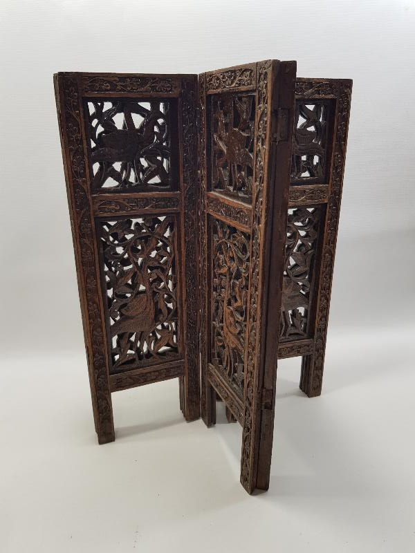 OSMANLI DÖNEMİ RUM İŞİ AHŞAP SEHPA