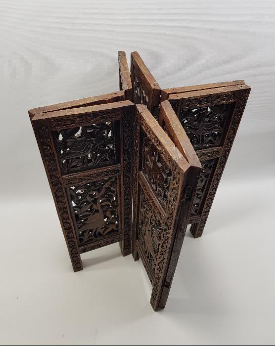 OSMANLI DÖNEMİ RUM İŞİ AHŞAP SEHPA