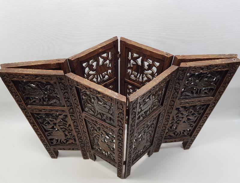 OSMANLI DÖNEMİ RUM İŞİ AHŞAP SEHPA