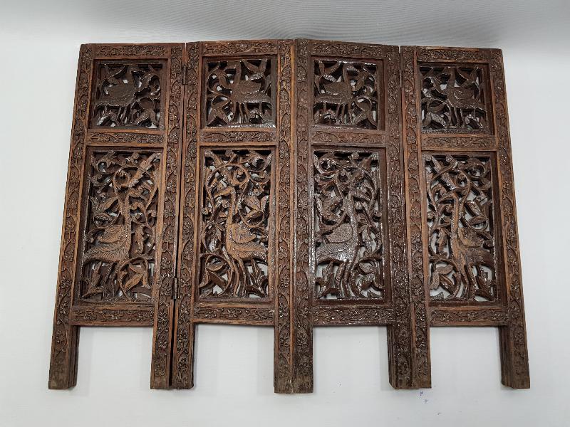 OSMANLI DÖNEMİ RUM İŞİ AHŞAP SEHPA