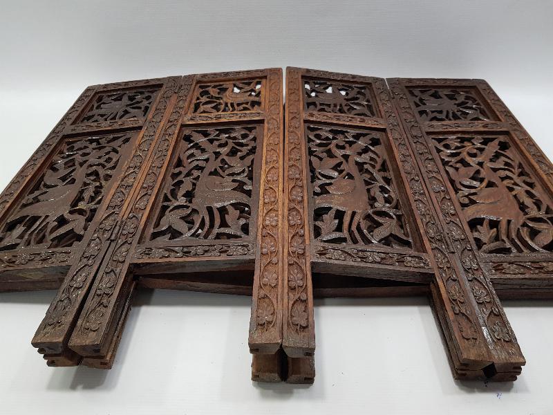 OSMANLI DÖNEMİ RUM İŞİ AHŞAP SEHPA