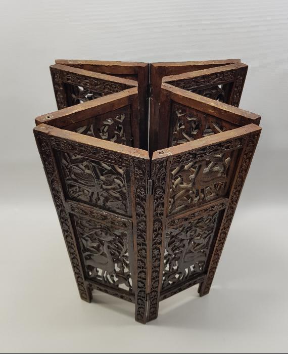 OSMANLI DÖNEMİ RUM İŞİ AHŞAP SEHPA