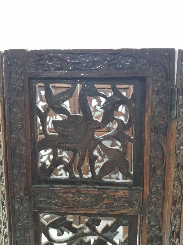 OSMANLI DÖNEMİ RUM İŞİ AHŞAP SEHPA