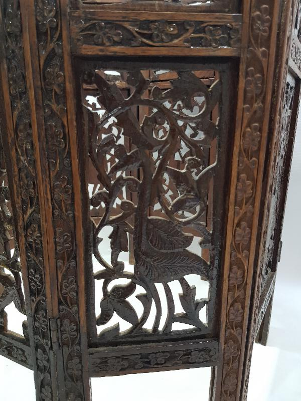 OSMANLI DÖNEMİ RUM İŞİ AHŞAP SEHPA