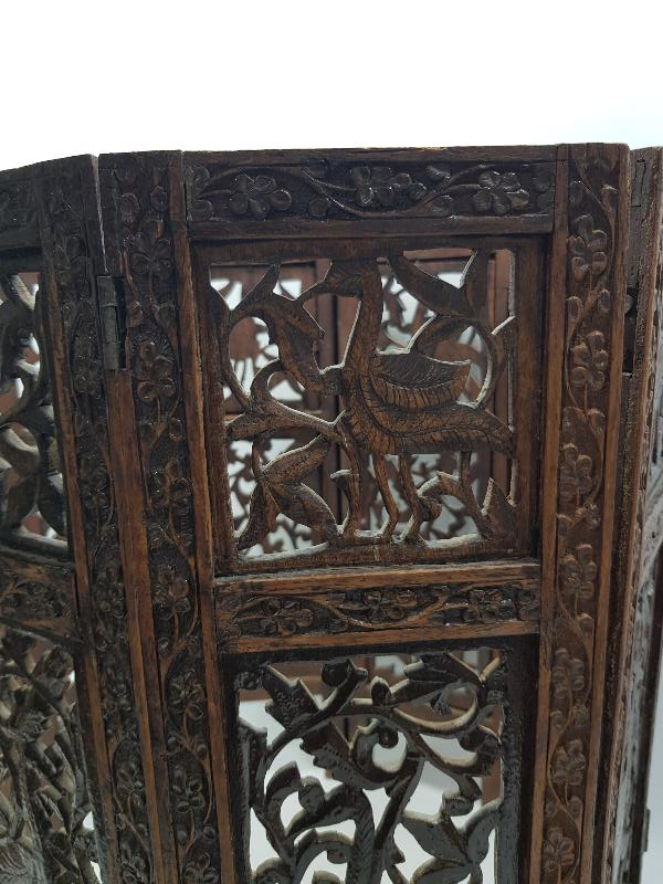 OSMANLI DÖNEMİ RUM İŞİ AHŞAP SEHPA