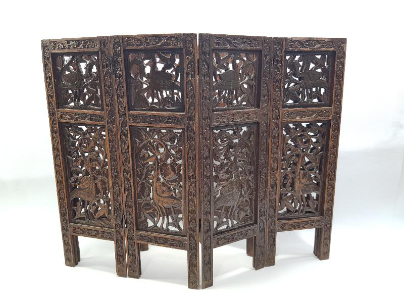 OSMANLI DÖNEMİ RUM İŞİ AHŞAP SEHPA