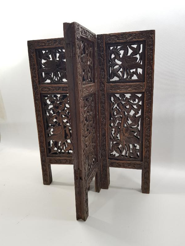 OSMANLI DÖNEMİ RUM İŞİ AHŞAP SEHPA