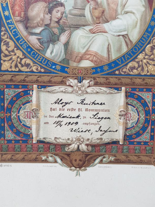 1909 TARİHLİ HAZRETİ İSA GÖRSELLİ DUVAR PANOSU