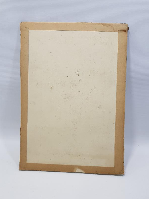 1912 TARİHLİ ÇARMIHA GERİLMİŞ HAZRETİ İSA TEMALI DUVAR PANOSU