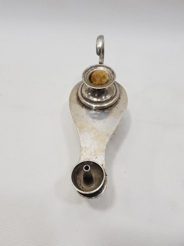 GÜMÜŞ KAPLAMA ANTİKA KANDİL