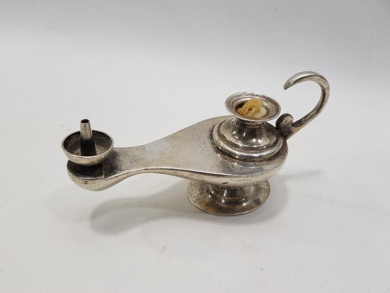 GÜMÜŞ KAPLAMA ANTİKA KANDİL