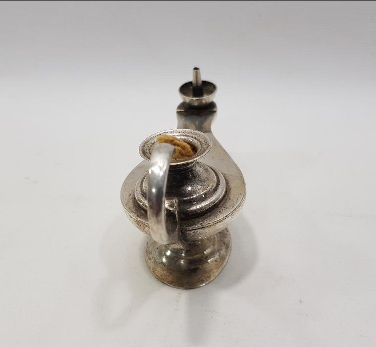 GÜMÜŞ KAPLAMA ANTİKA KANDİL