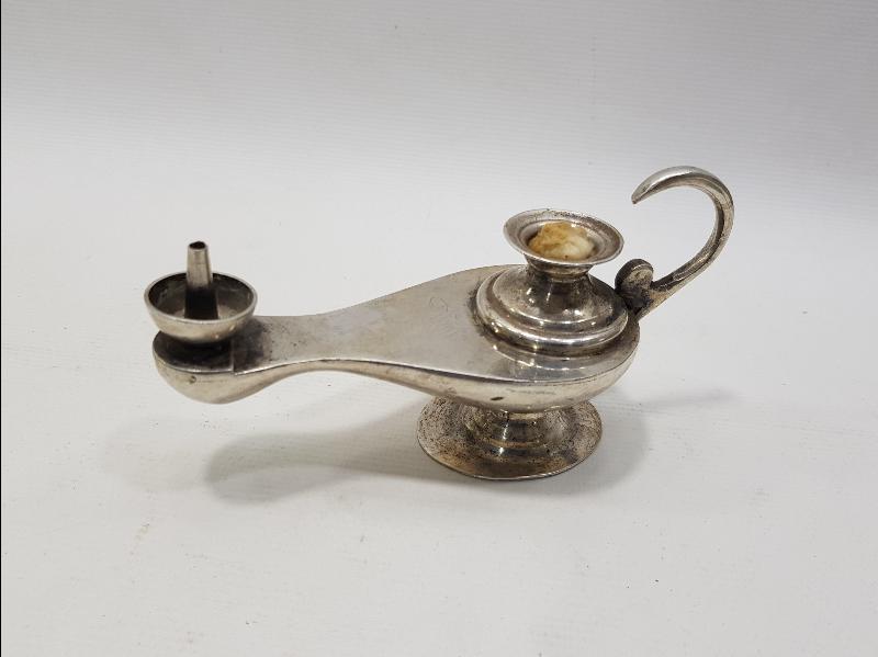 GÜMÜŞ KAPLAMA ANTİKA KANDİL