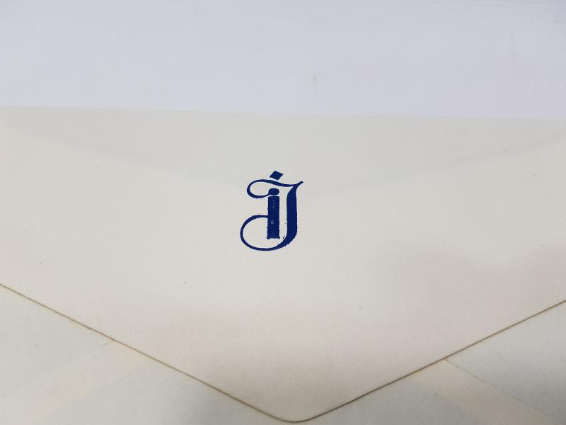 İSMET İNÖNÜ İNİSİYALLİ ZARF VE MEKTUP KAĞIDI