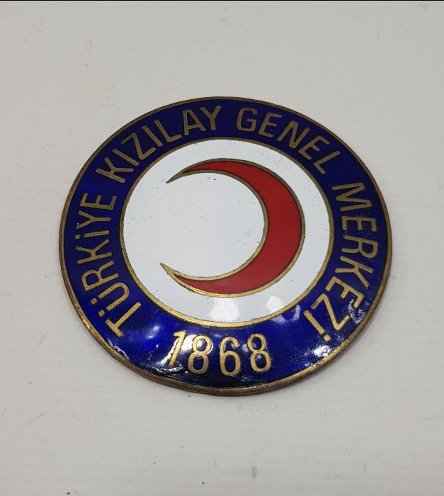 KALLAVİ BOY TÜRKİYE KIZILAY GENEL MERKEZİ MİNELİ ROZET