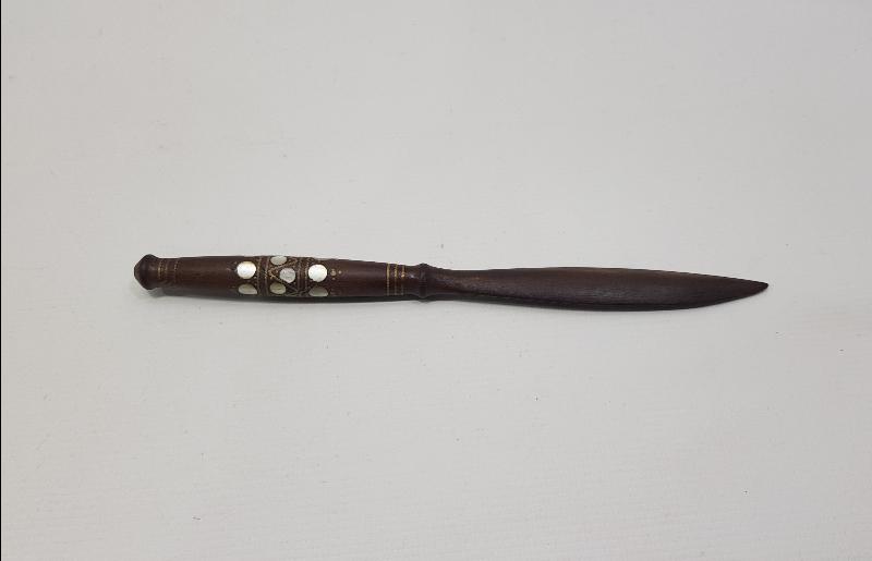 OSMANLI DÖNEMİ AFYON İŞİ SEDEF KAKMA AHŞAP ZARF AÇACAĞI