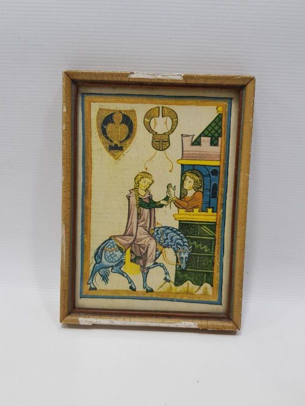 OSMANLI DÖNEMİ HIRİSTİYAN İŞİ DUVAR PANOSU