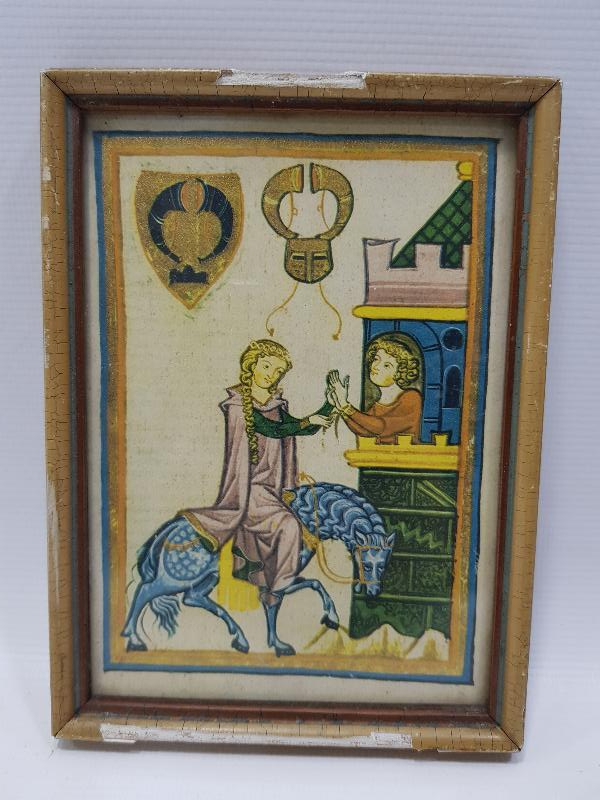 OSMANLI DÖNEMİ HIRİSTİYAN İŞİ DUVAR PANOSU