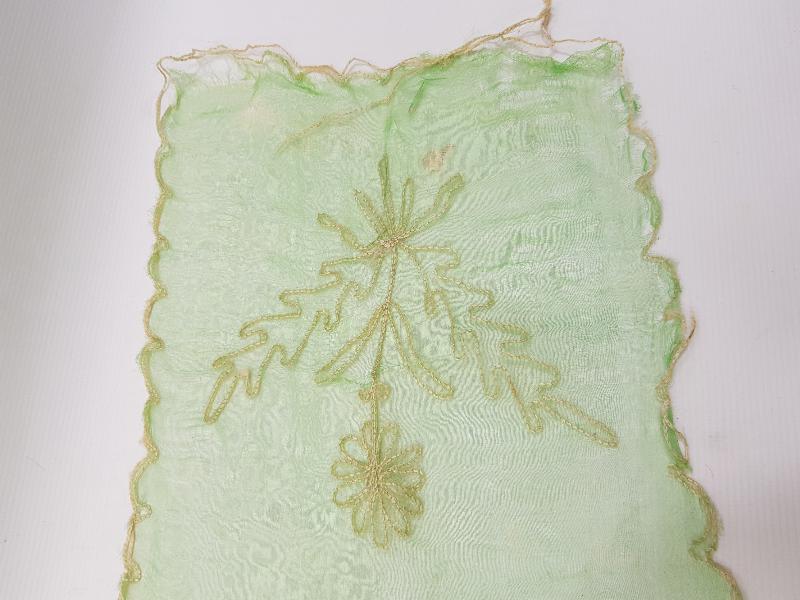 OSMANLICA MAŞALLAH YAZILI İPEK YAĞLIK 