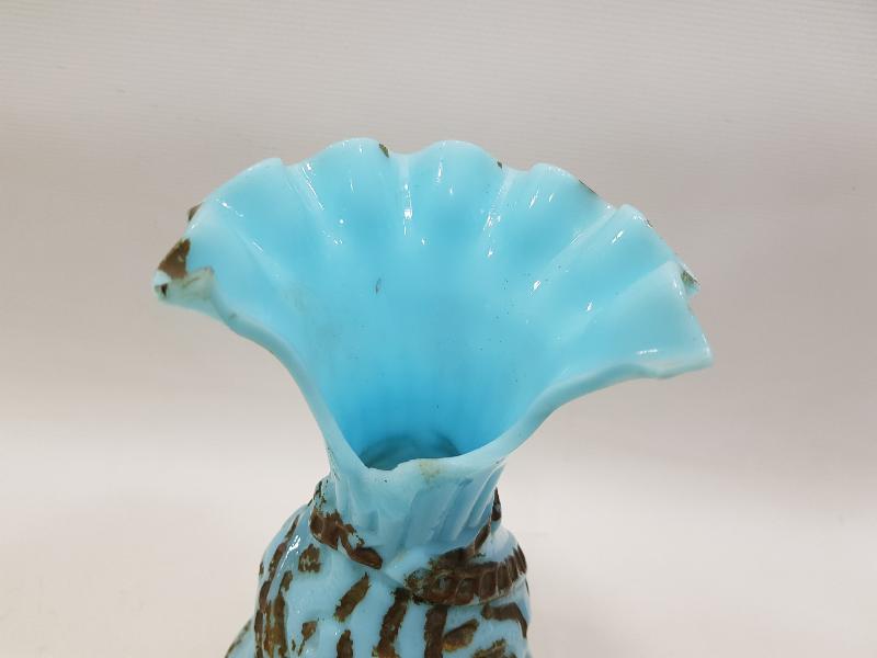 OSMANLICA YAZILI OPAL VAZO