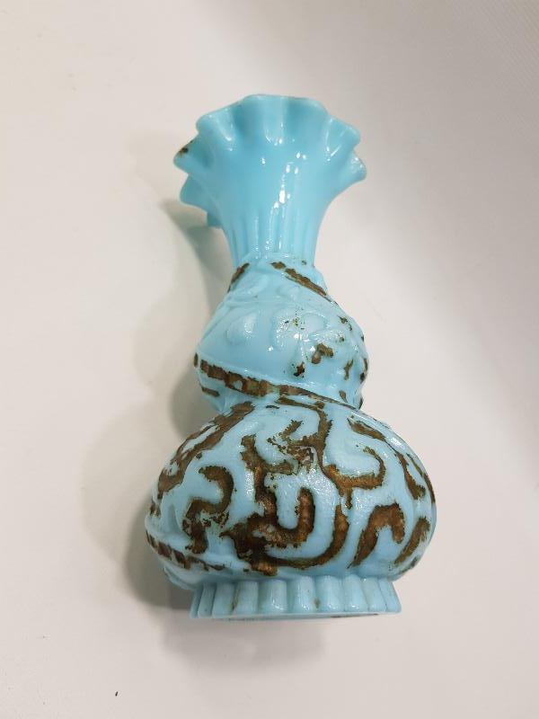 OSMANLICA YAZILI OPAL VAZO