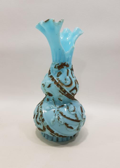 OSMANLICA YAZILI OPAL VAZO