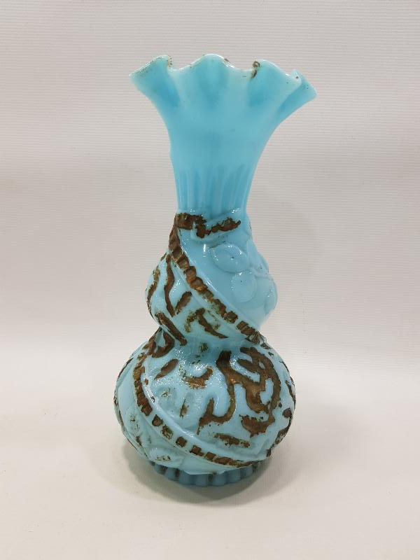 OSMANLICA YAZILI OPAL VAZO