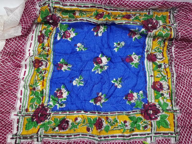 ANTİKA HAC İŞİ İPEK BAŞ ÖRTÜSÜ