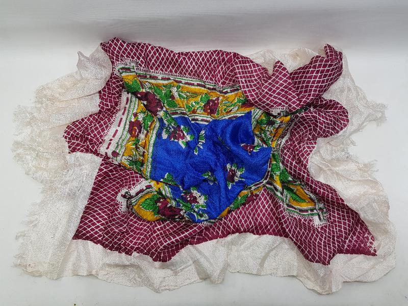 ANTİKA HAC İŞİ İPEK BAŞ ÖRTÜSÜ