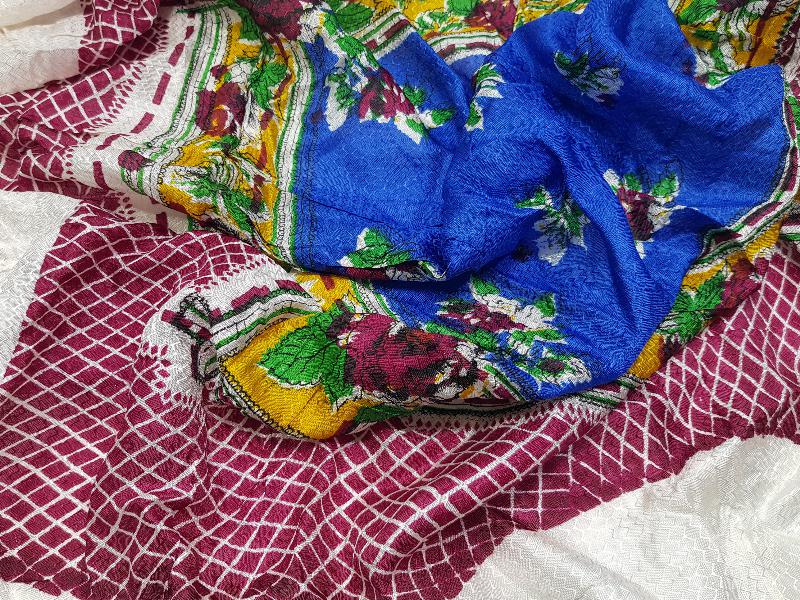 ANTİKA HAC İŞİ İPEK BAŞ ÖRTÜSÜ