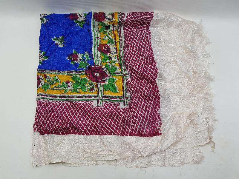 ANTİKA HAC İŞİ İPEK BAŞ ÖRTÜSÜ