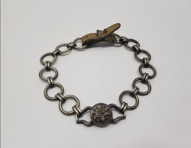 OSMANLI DÖNEMİ ÇOK NADİR GÜMÜŞ KÖPEK TASMASI 