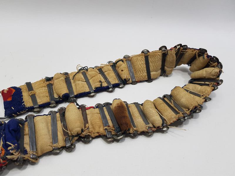 OSMANLI DÖNEMİ KULA İŞİ SAVATLI GÜMÜŞ GELİN KEMERİ